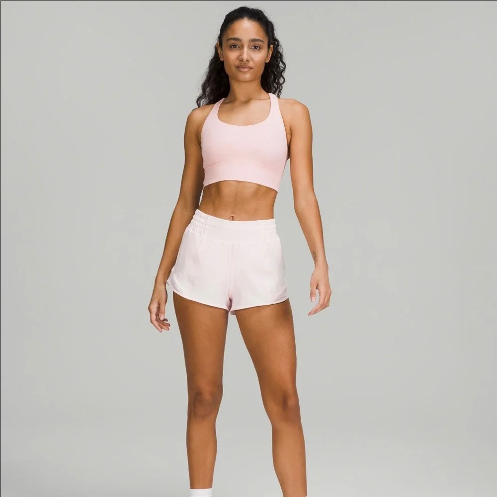 Lululemon STRAWBERRY MILKSHAKE Hotty Hot High Rise Short 2.5” - Picture 2 of 6